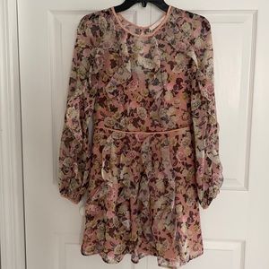 NWT ruffle floral dress